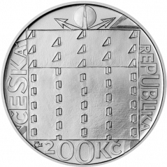 Stříbrná mince 200 Kč Jože Plečnik | 2022 | Standard