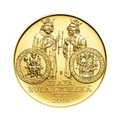 Zlatá minca 10000 Kč Zlatá bula sicilská | 2012 | Standard