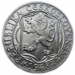 Silver coin 100 CZK | 1948 | 600th anniversary of the founding of Charles University