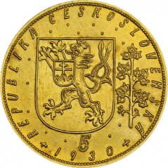 Zlatá mince Svatováclavský 5 Dukát | 1930