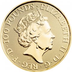 Zlatá investiční mince Lion of England 1 Oz | Tudor Beasts | 2022