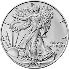 Stříbrná investiční mince American Eagle 1 Oz | 2025