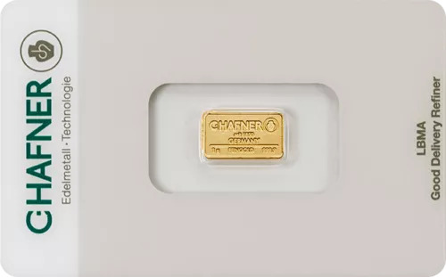 1g Gold Bar | C.Hafner