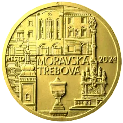 Zlatá minca 5000 Kč Mesto Moravská Třebová | 2024 | Proof