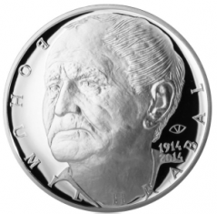 Stříbrná mince 200 Kč Bohumil Hrabal | 2014 | Proof