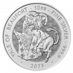 Strieborná investičná minca Yale of Beaufort 2 Oz | Tudor Beasts | 2023