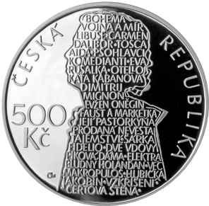 Silver coin 500 CZK Beno Blachut | 2013 | Proof