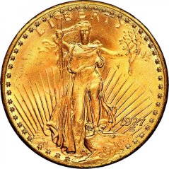 Gold coin 20 Dollar American Double Eagle | Saint Gaudens | 1927