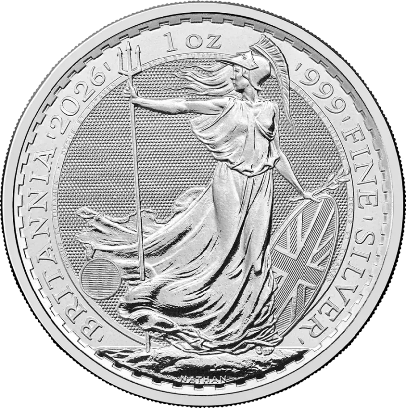 Stříbrná investiční mince Britannia 1 Oz | Charles III | 2026