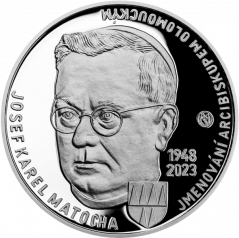 Strieborná minca 200 Kč Josef Karel Matocha jmenován arcibiskupem olomouckým | 2023 | Proof
