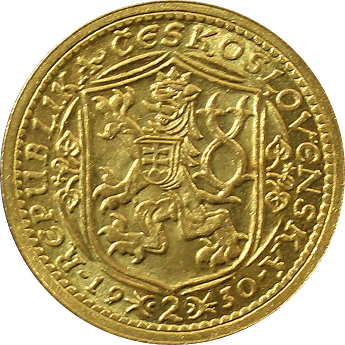 Gold coin St. Wenceslas 2 Ducat | 1930