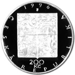 Stříbrná mince 200 Kč Zahájení činnosti České filharmonie | 1995 | Standard