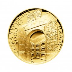 Zlatá mince 5000 Kč Hrad Veveří | 2019 | Proof