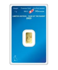 1g Argor-Heraeus | A Nyúl éve | 2023 | aranylap