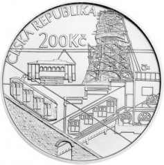 Strieborná minca 200 Kč Zemská jubilejní výstava v Praze 125. výročí | 2016 | Standard
