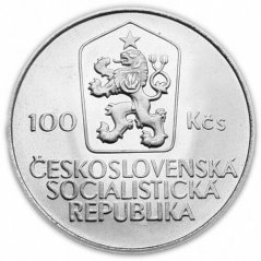 Stříbrná mince 100 Kčs Ján Hollý | 1985 | Proof
