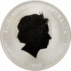 Strieborná investičná minca Rok Myši 1 Oz | Lunar II | 2008