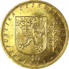 Zlatá mince Svatováclavský 10 Dukát | 1933