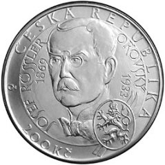 Stříbrná mince 200 Kč Ustavení Svazu lyžařů v Království českém | 2003 | Standard