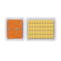 50 x 1g Gold Bar | Valcambi | CombiBar®