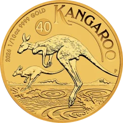 Zlatá investiční mince Kangaroo 1/10 Oz | 2026