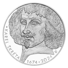 Stříbrná mince 200 Kč Karel Škréta | 2024 | Proof
