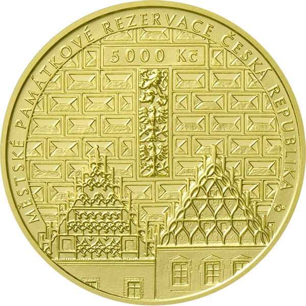 Zlatá mince 5000 Kč Město Tábor | 2025 | Standard