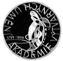 Strieborná minca 200 Kč Akademie výtvarného umění v Praze | 1999 | Standard