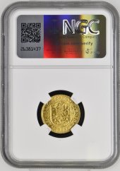 Złota Moneta 1 Dukat Św. Wacław | 1933 | NGC | MS 64