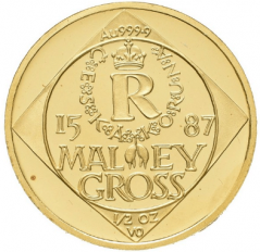 Zlatá minca 5000 Kč Malý groš z r. 1587 | 1995 | Standard