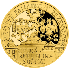 Zlatá mince 5000 Kč Město Litoměřice | 2022 | Proof