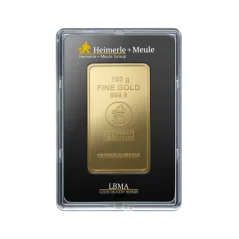 100g investiční zlatý slitek | Heimerle + Meule