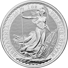 Stříbrná investiční mince Britannia 1 Oz | Charles III | 2026