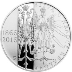 Strieborná minca 200 Kč Bitva u Hradce Králové | 2016 | Proof