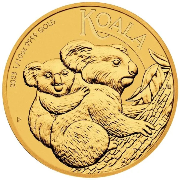 Zlatá investičná minca Koala 1/10 Oz | 2023