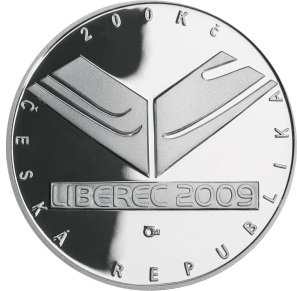 Silver coin 200 CZK Mistrovství světa v klasickém lyžování | 2009 | Proof