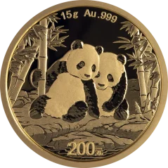 Zlatá investiční mince Panda 15g | 2026