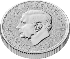 Stříbrná investiční mince Britannia 1/4 Oz | Charles III | 2025