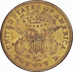 Gold coin 20 Dollar American Double Eagle | Liberty Head | 1867