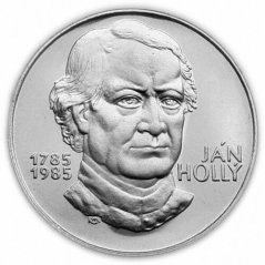 Stříbrná mince 100 Kčs Ján Hollý | 1985 | Proof