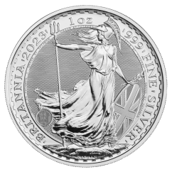 Strieborná investičná minca Britannia 1 Oz | Charles III | 2023 | Korunovácia