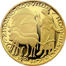 Gold coin 2000 CZK Románský sloh - rotunda ve Znojmě | 2001 | Proof