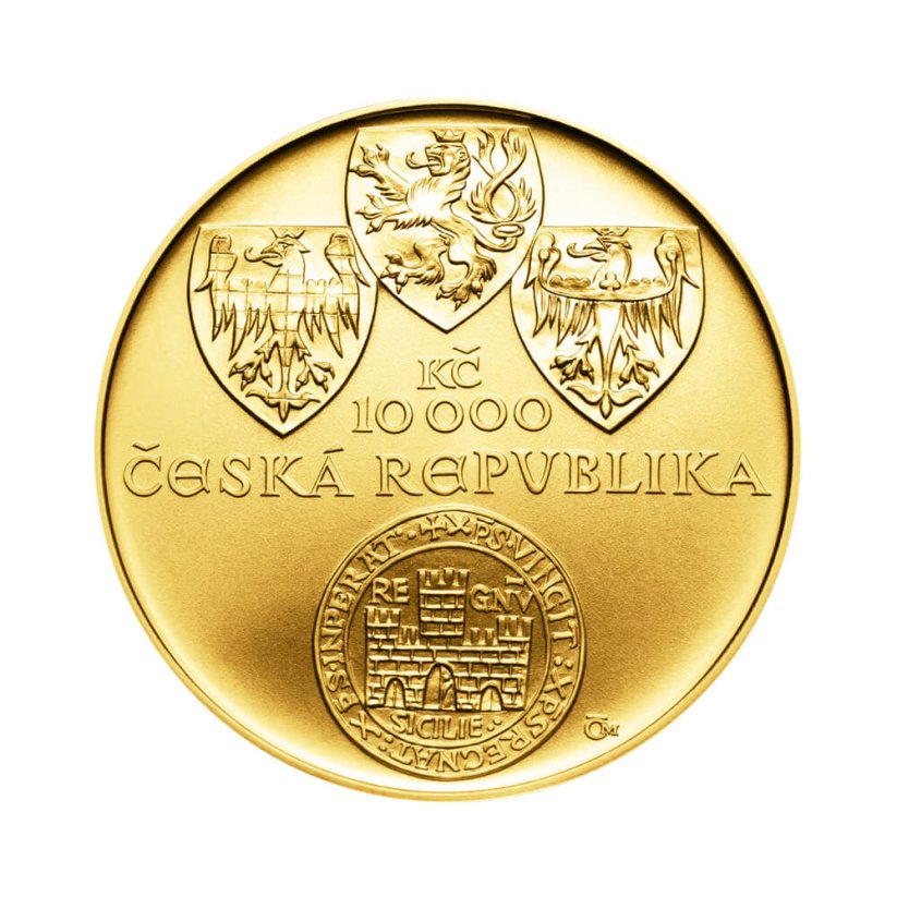 Zlatá mince 10000 Kč Zlatá bula sicilská | 2012 | Standard