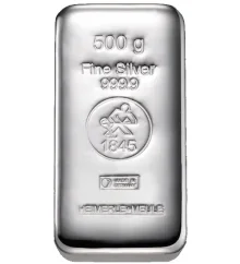 500g srebrna sztabka | Heimerle + Meule