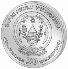 Strieborná investičná minca Rok Koňa 1 Oz | Lunar | Rwanda | 2026