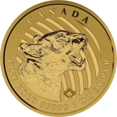 Gold coin Growling Cougar 1 Oz | Call of the Wild | 2015