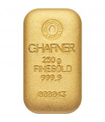 250g investičná zlatá tehlička | C.Hafner