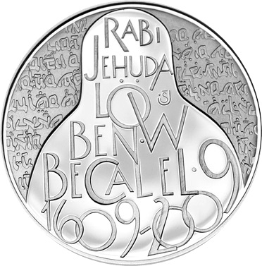 Stříbrná mince 200 Kč Rabí Jehuda Löw | 2009 | Standard