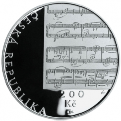 Stříbrná mince 200 Kč Gustav Mahler | 2010 | Proof