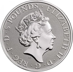 Silver coin Yale 2 Oz | Queens Beasts | 2019